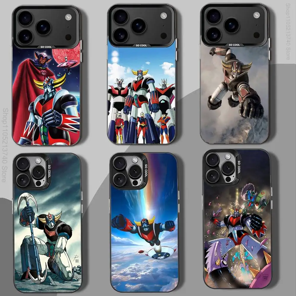 

cool Robot UFO G-Goldorak Phone Case For iPhone 12,16,11,14,13,17,15,E,Max,Plus,Air,Pro,Mini black Matte Shockproof Cover