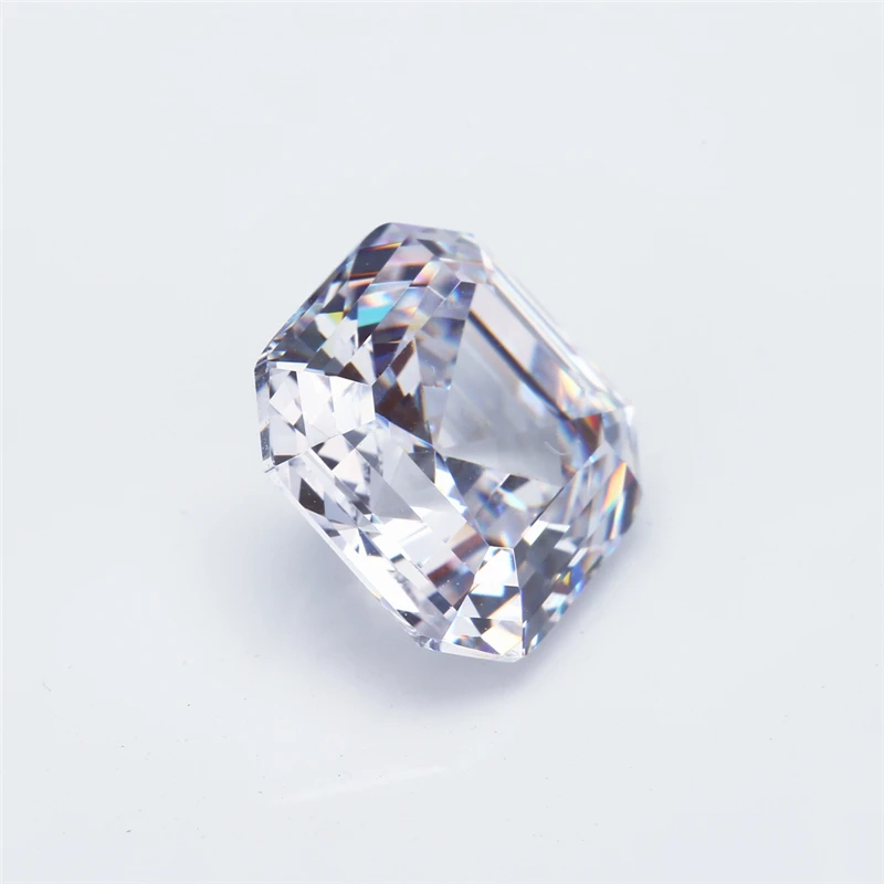 

Size 2x2mm~10x10mm Asscher Cut VVS1 D Color Lab Grown Moissanite Loose Stone Test Positive (5mm to 12mm With Certificate)