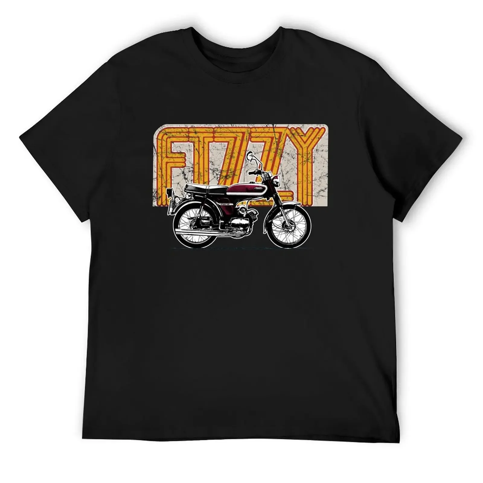 FS1E 70's bike- fizzy, mopeds from your memory T-Shirt blue archive cute tops mens graphic t-shirts big and tall