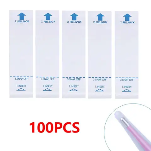 100PCS Disposable Digital Probe Covers Hygienic Thin Thermometer Probe Covers Convenient Universal Protective Cover