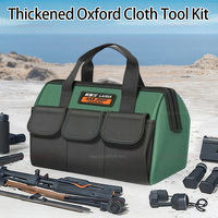 Large Electrician Tool Bag Organizer Heavy Duty Tool Pouch Bag Waterproof Anti-Fall Storage Bag with Multi Pockets Pochete
