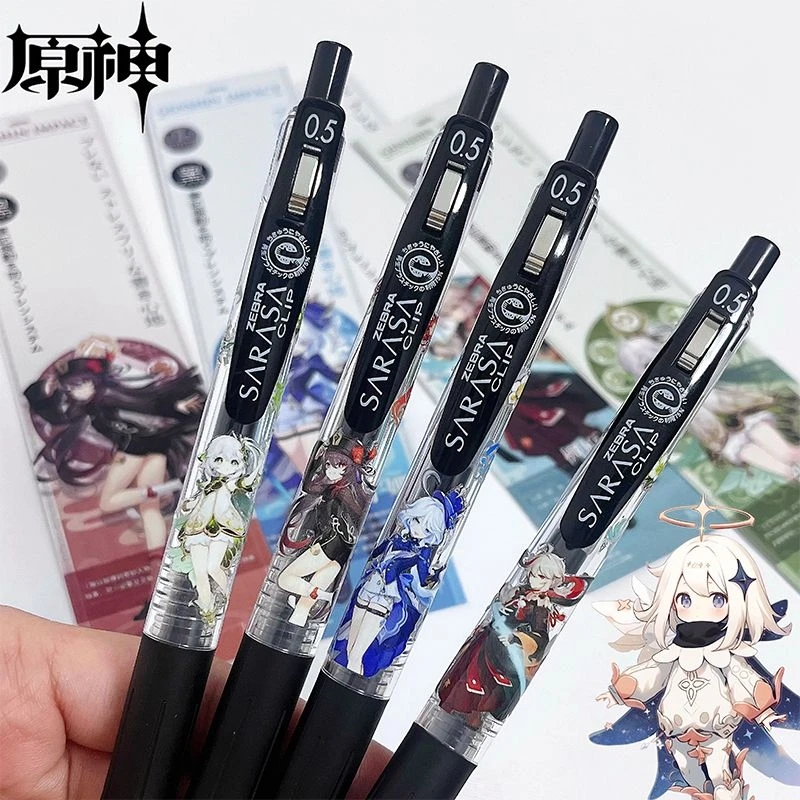 جينشين إمباكت فورينا كايديهارا كازوها هو تاو ناهيدا زملاء قلم جل لطيف قابل للسحب 0.5 مللي متر أداة كتابة رأس رصاصة