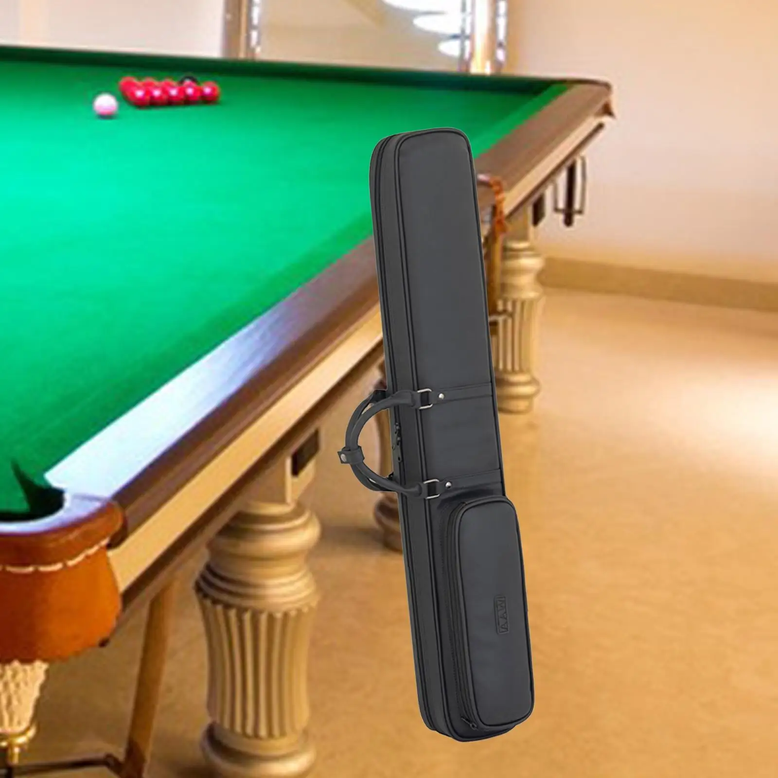

Billiards Pool Cue Cases PU Leather 7 Holes Portable Protector Protective Pouch American Pool Cue Cases Thickened Carrying Bag