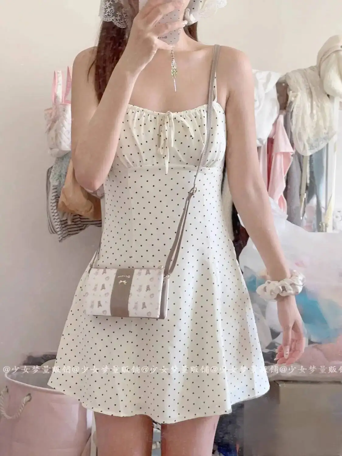 Bloom Rabbit Print Purse For Women Sweet Kawaii Handbag Wallet Card Bag Hot Girls Casual Crossbody Bags Y2k
