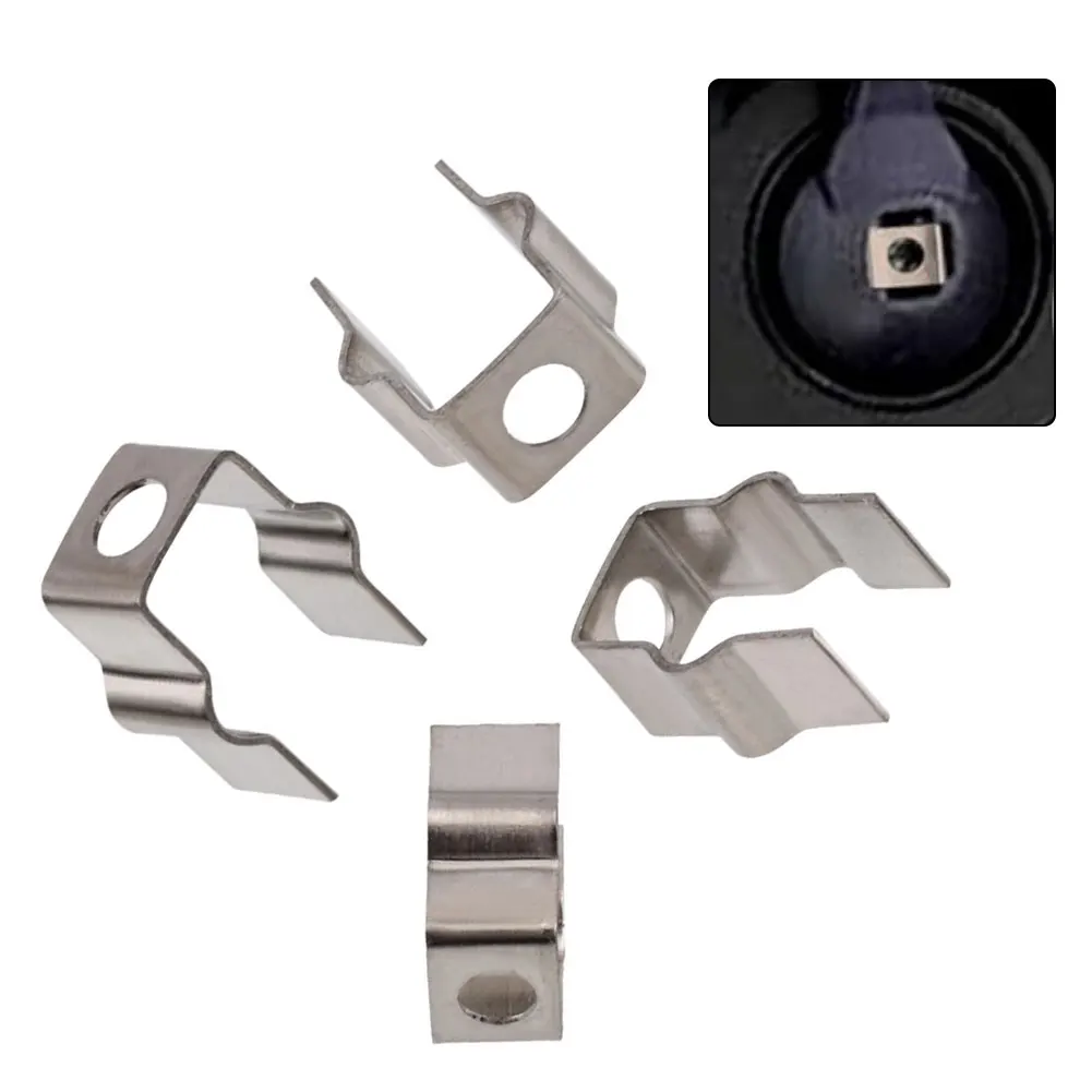 4pcs Mount Clips for For IQ Robot Vacuum AI AV2501S Replacement Parts for Side Brush Secure Attachment 4pcs Mount