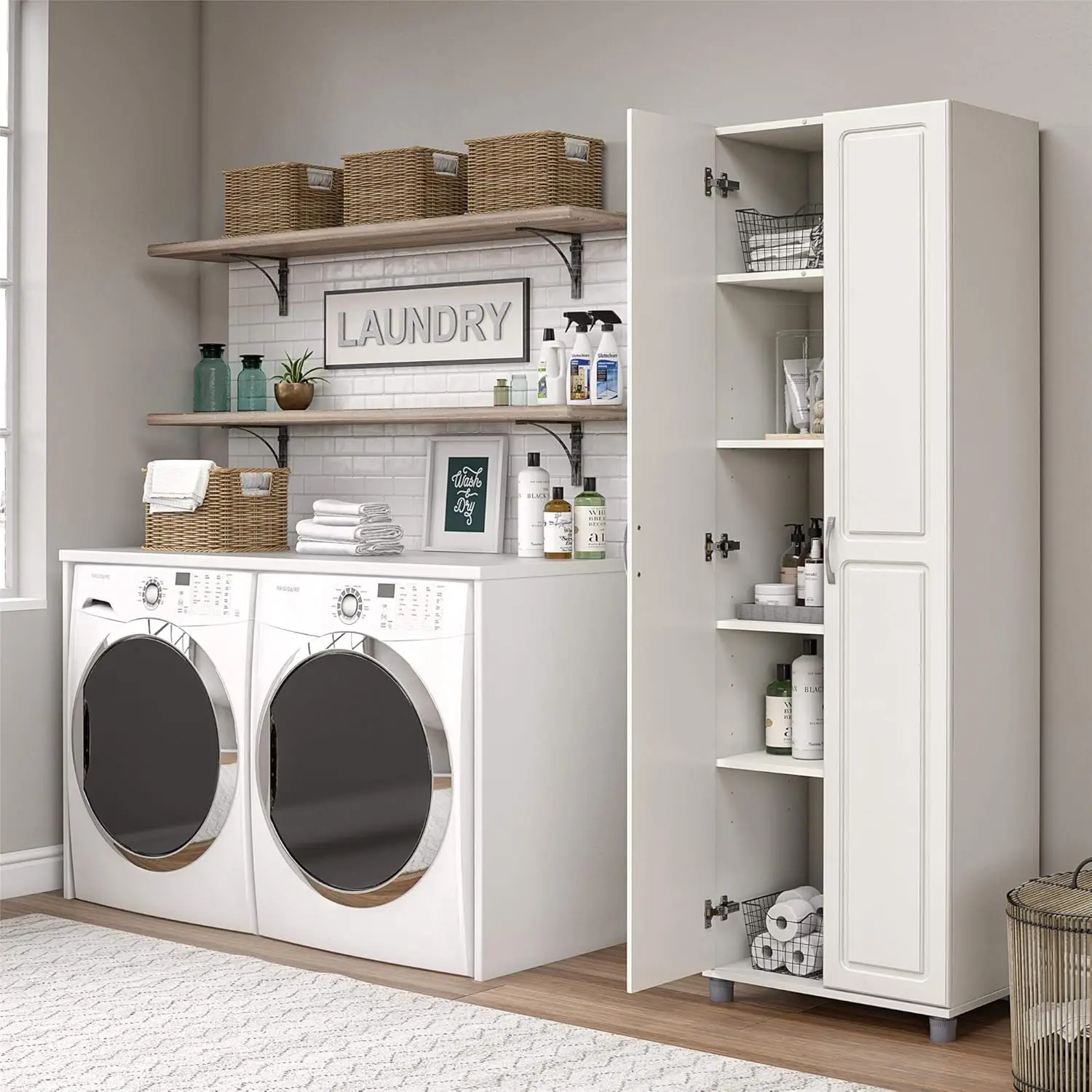 SystemBuild Gabinete Kendall de 24" en blanco