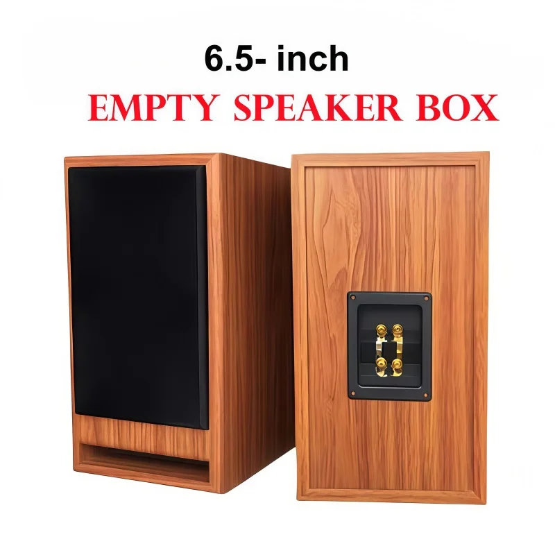 6.5-inch Woofer 4-inch Tweeter Speaker Empty Box,Maze Style Empty Box,High/Medium Low Sound Speaker Box,Speaker Wooden Housing