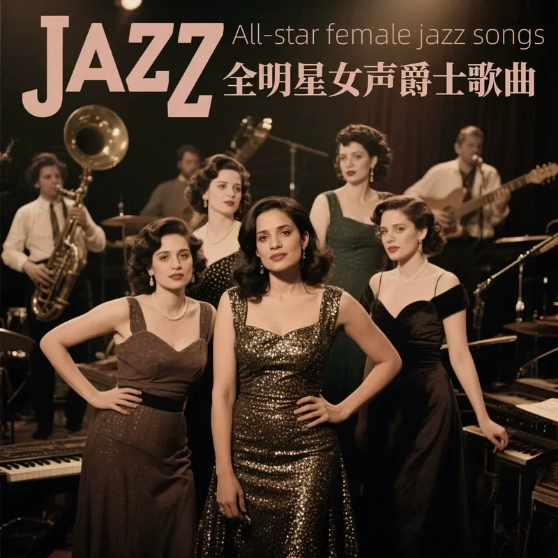 JAZZ Album That You Can't Put Down All-Star Female Jazz Songs Car Lossless CD Discs for All Compatible Players