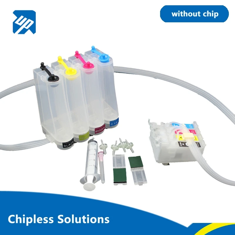 Empty Ciss System No Chip for Epson Epson XP-2200 XP-2205 XP-3200 XP-3205 XP-4200 XP-4205 WF-2930 WF-2935 printer