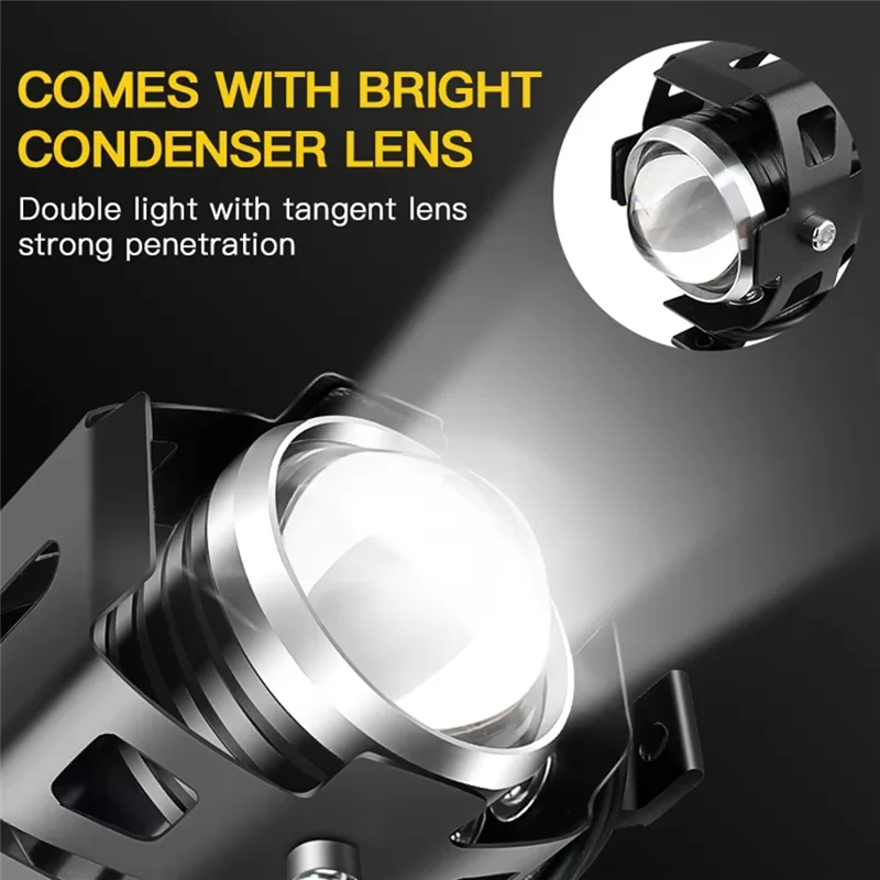 

U5 Motorcycle Headlamp LED Spotlight Fog Light For HONDA XLV 600 650 700 TRANSALP, NX 650, FMX 650, XRV650, TRX 300EX