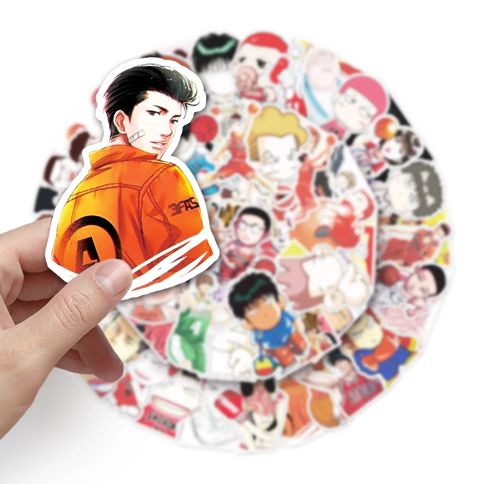57/30/10PCS Hisashi Mitsui Ryota Miyagi Rukawa Kaede Popular Anime Peripheral Waterproof Luggage Laptop Decorative Stickers