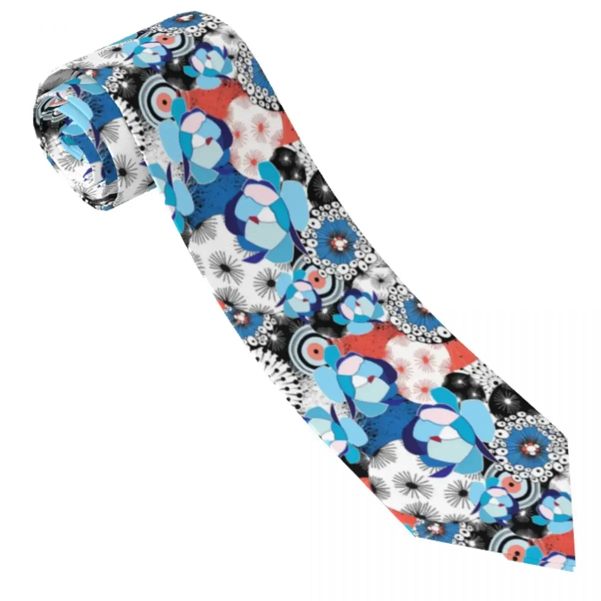 Abstract Art Tie Fashion Japanese Custom DIY Neck Ties Novelty Casual Collar Tie Adult Wedding Necktie Accessories