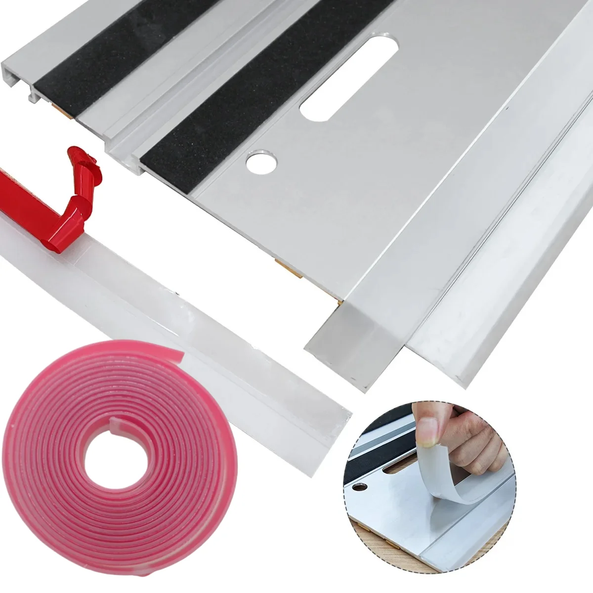 Self-Adhesive Replacement Strip Compatible with Festool Track & Circular Saw, Anti-Splinter Edge Protector Guard Festool Track
