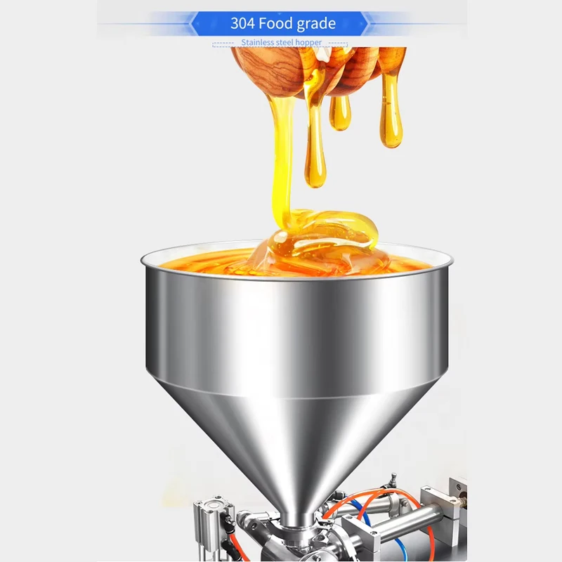 PBOBP Kommerzielle pneumatische Abfüllmaschine, Creme, Shampoo, Lotion, Honigpaste, Gel, aseptische Erdnussbutter-Flüssigkeitsfüllmaschine