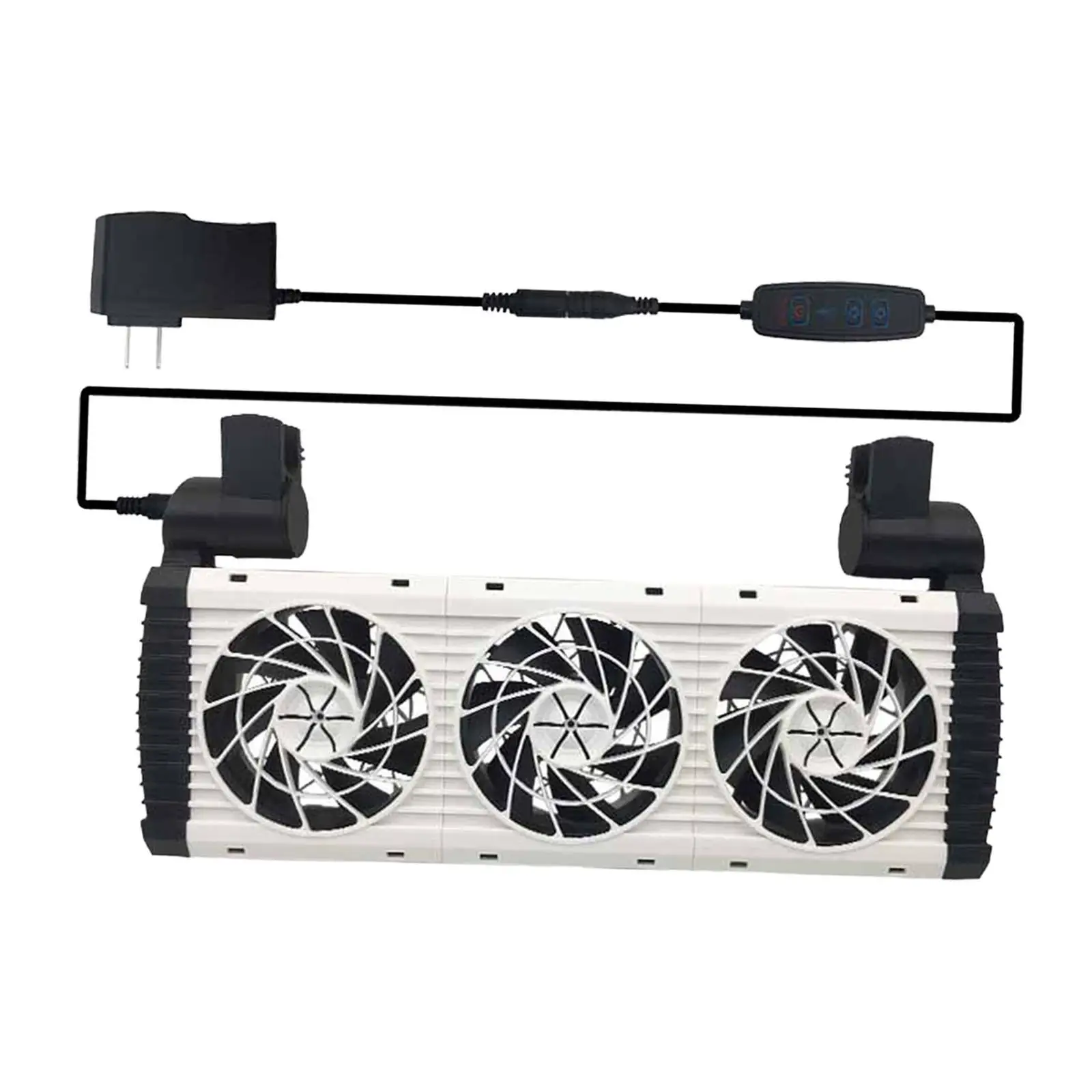 Fish Tank Chiller Aquarium Cooling Fan, Portable Quiet 6 Variable Speed Aquarium Chiller for Saltwater Cats Hamsters Home