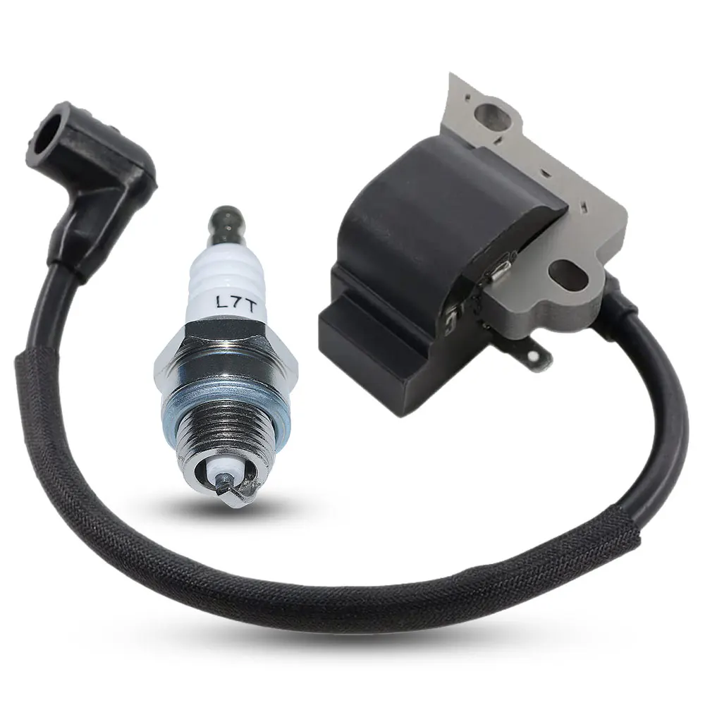 Ignition Coil Spark Plug For Poulan P3314 P3416 P3816 P4018 Pp3416 Pp3516 Pp3816 Pp4018 Pp4218 Ppb3416 530058687 530057925