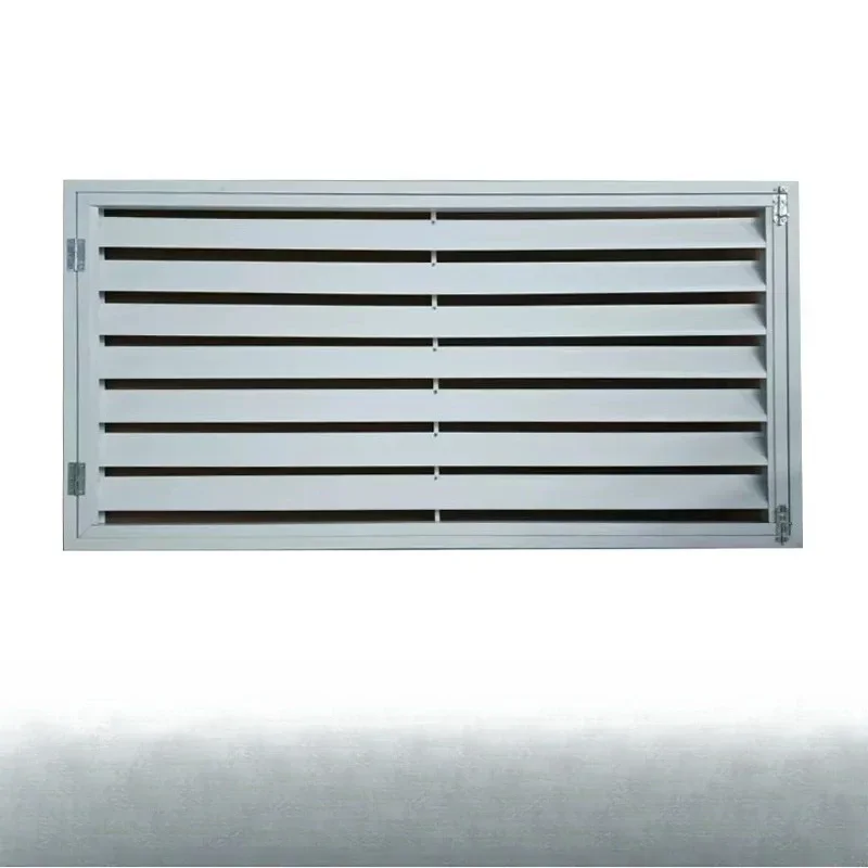 Aluminum louvers rainproof ventilation custom ventilation diffuser decorative trend grille zinc steel anti-corrosion