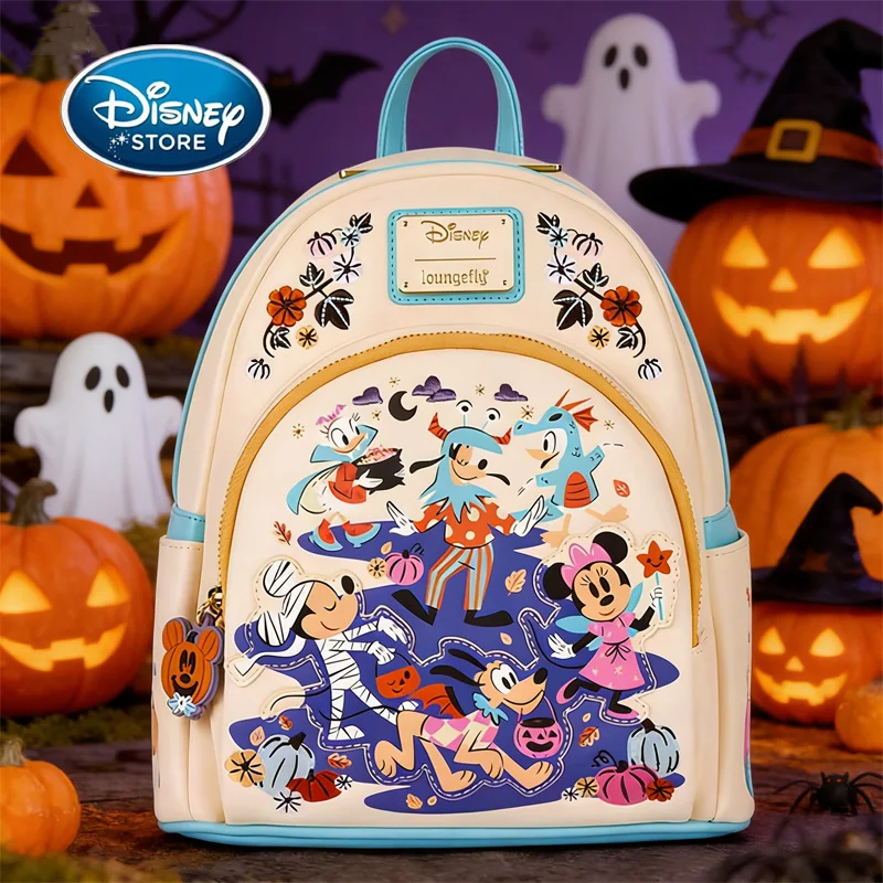 

Мини-рюкзак Disney Halloween Mash-Up с принтом «Микки, Минни, Гуфи и друзья» в стиле «Мрачный косплей», лимитированная серия