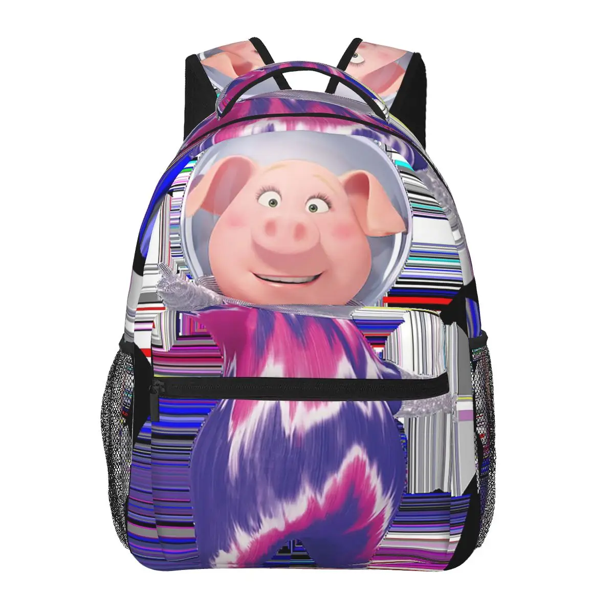 Sing Backpacks Boys Girls Bookbag Students School Bags Cartoon Kids Rucksack Shoulder Bag Large Capacity