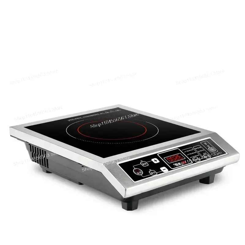 Commercial Induction Cooker 3500W 220V High Power Electric Stove for Restaurant Canteen Food Stall