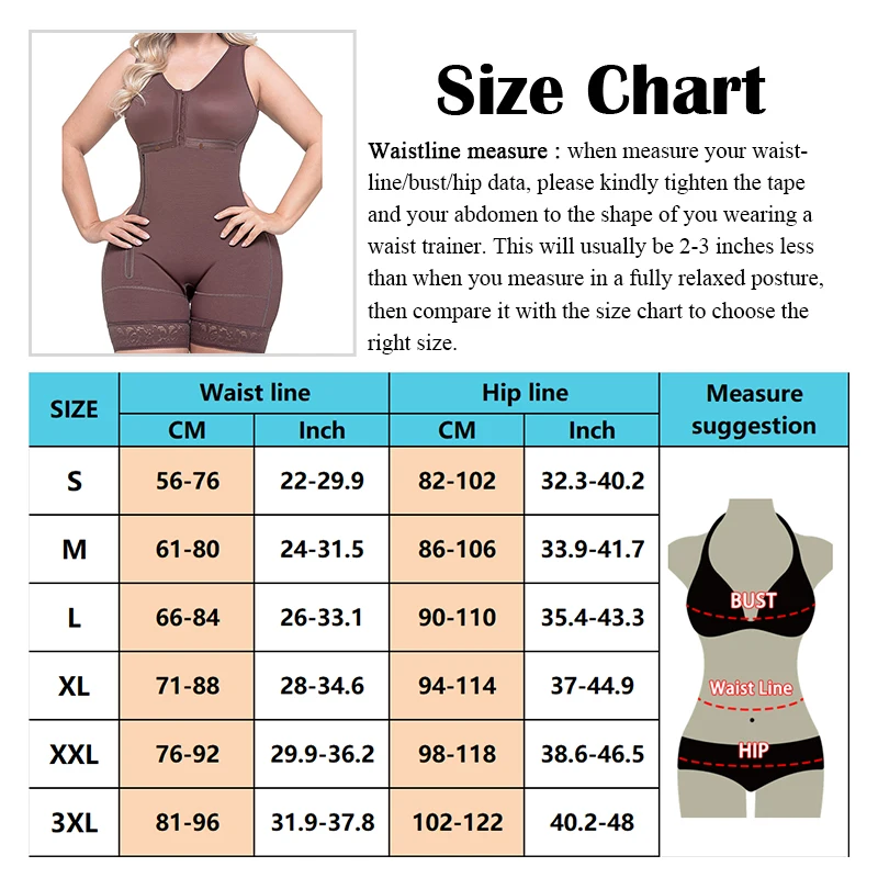 Body Shaper Faja Bodysuit Corset Top Bustier Original Colombian Girdles Modeling Postpartum Slimming Shapewear Women Underwear