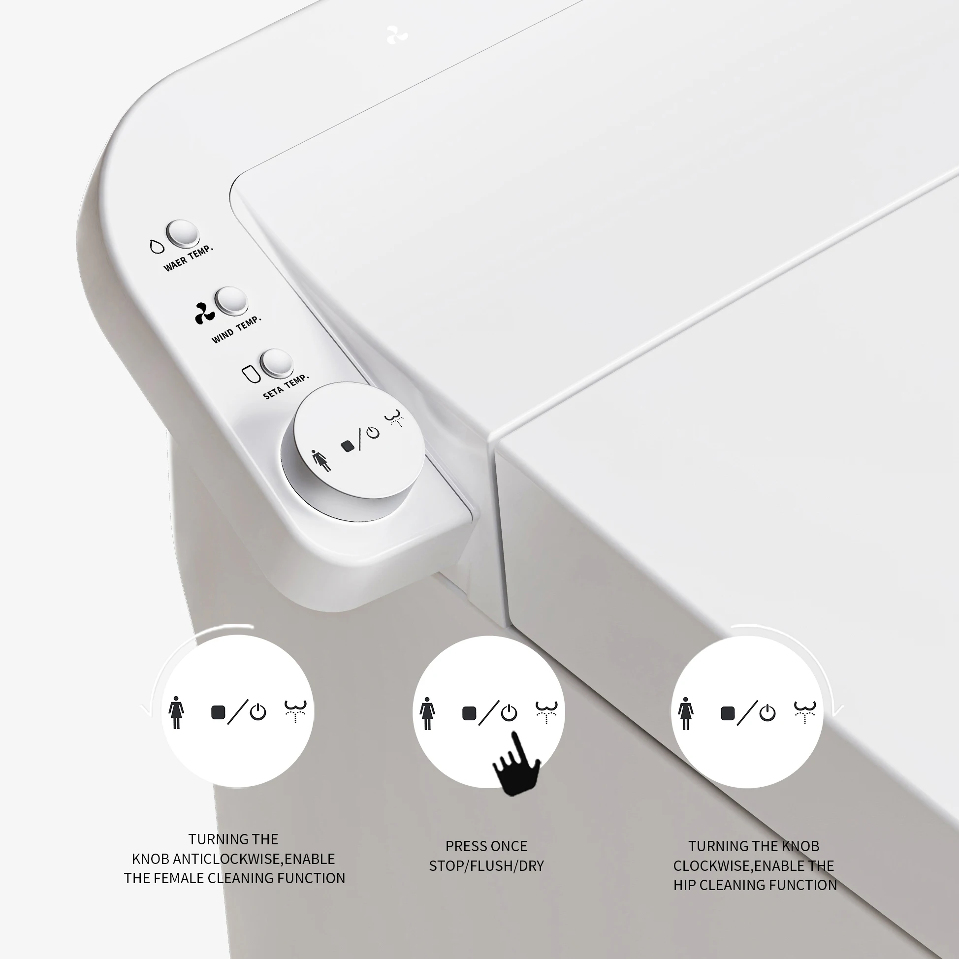 CUPC Certification Sanitary Ware Automatic Water Closet One Piece Toilet Bowl Commode Bathroom Wc Intelligent Smart Toilet