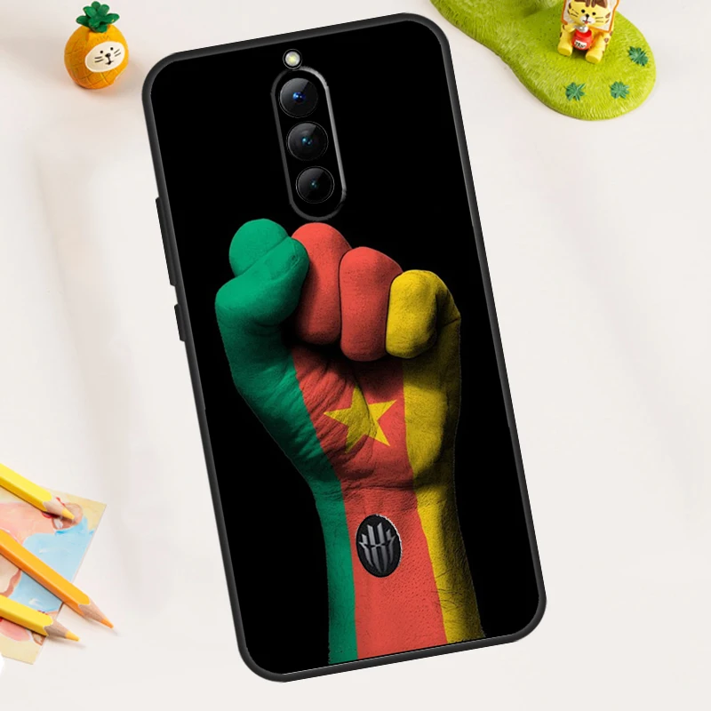 Republic of Cameroon Flag Case For ZTE Nubia Red Magic 8S Pro 9 Pro Plus RedMagic 8 Pro 7 7S 6 6S Pro 5S 5G 6R Cover