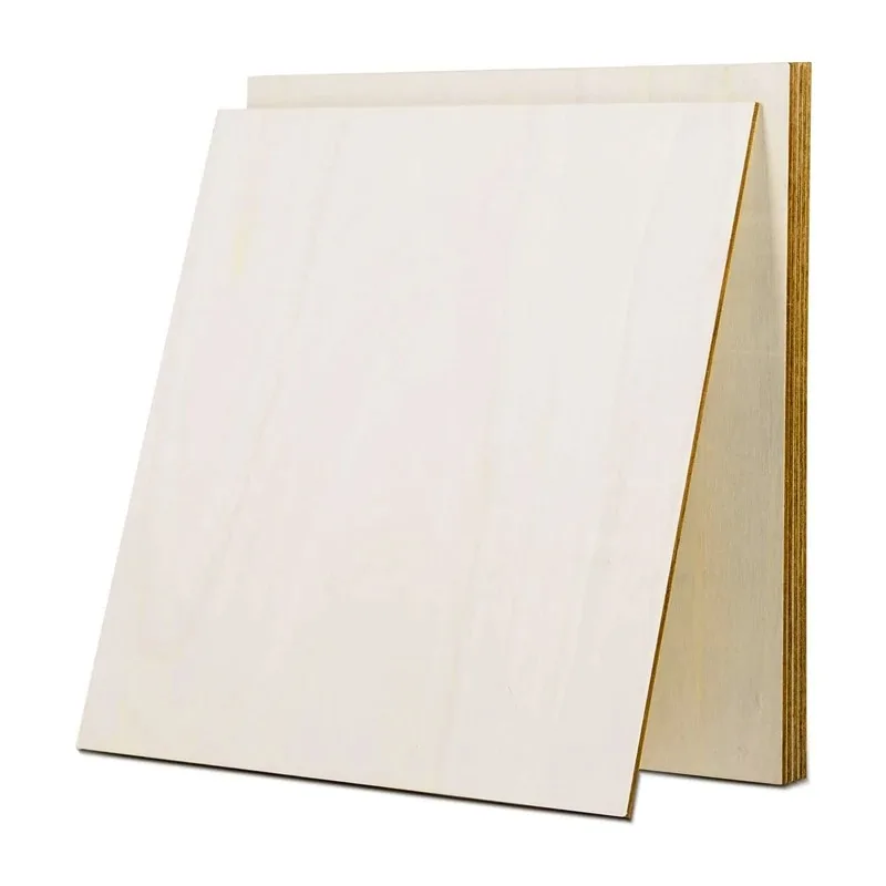 12–30 cm unlackierte, leere, glatte Holzquadrate, quadratische Holzstücke für Heimwerker, Künstler, Basteln, Schnitzen, Malen und Heimdekoration