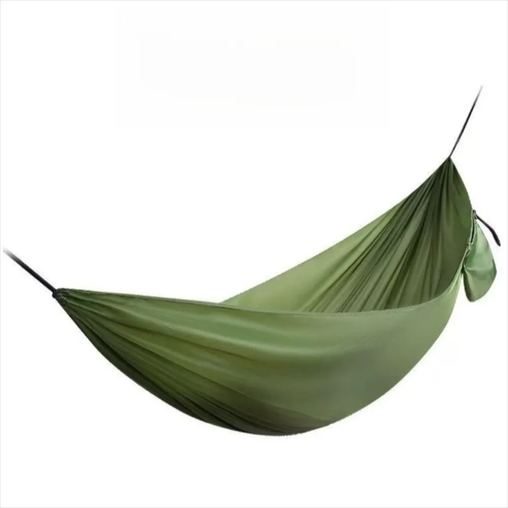 High Strength Colorful Hanging Hammocks Single and Double Size Dacron Camping Hammock Easy Setup Foldable Outdoor Swing Garden