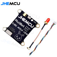 JHEMCU RuiBet Tran-3016W 5.8G 40CH 1.6W PitMode 25mW 200mW 400mW 800mW 1600mW Adjustable VTX 2-6S 30X30mm for RC FPV Drone