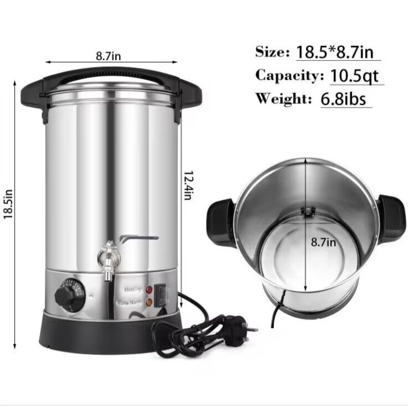 Portable Wax Melting Pot Electric Candle Making Machine for Small Commercial or Household Use