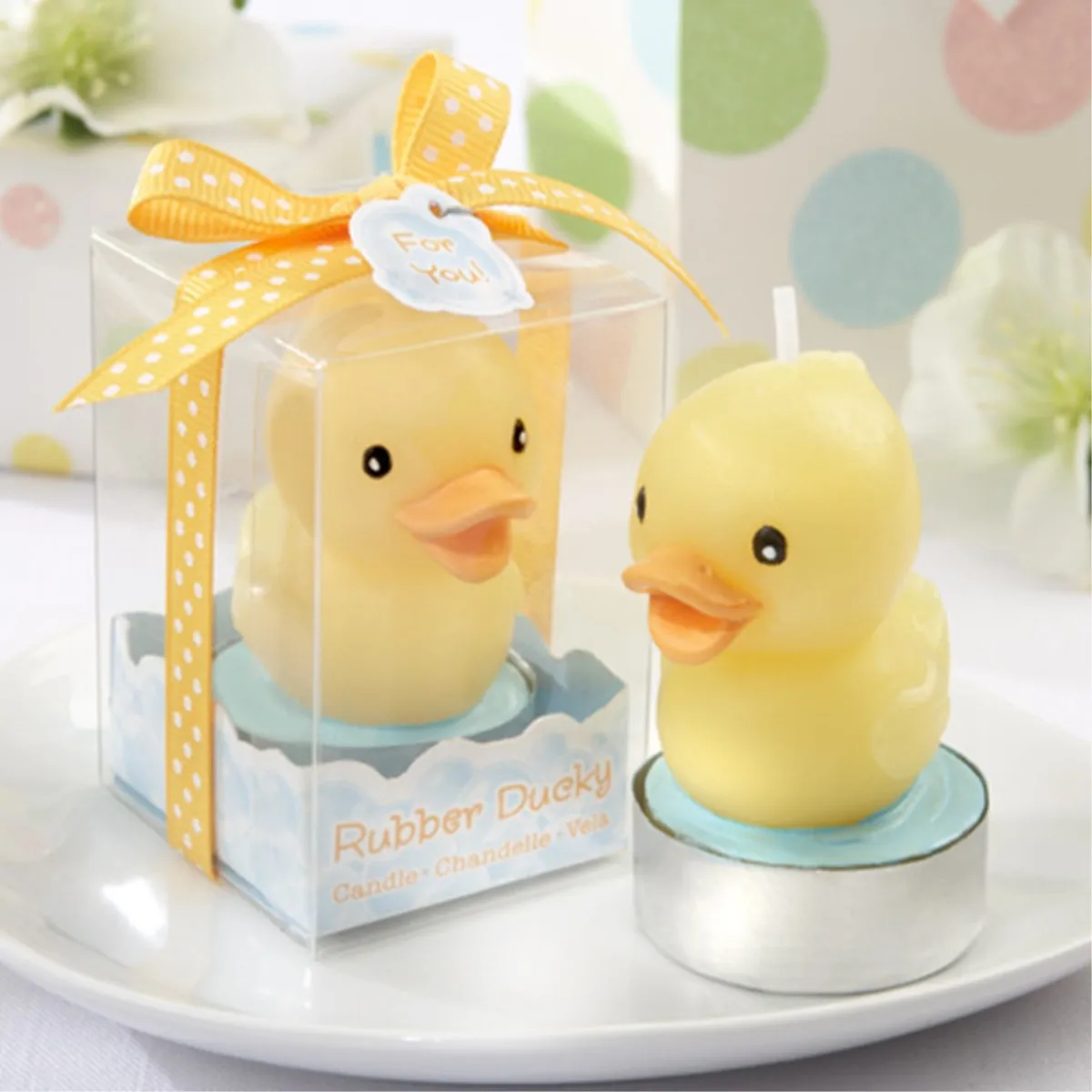 Free shipping 10pcs/lot wedding favors Rubber Ducky Candles