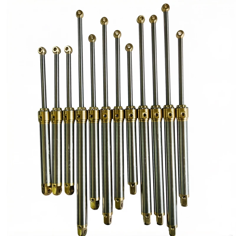 

1PCS 1/12 Scale Hydraulic Cylinder Model 95/120/126/140/145/165mm Stroke 18mm Outer Dia Hydraulic Ram for RC Excavator Loader