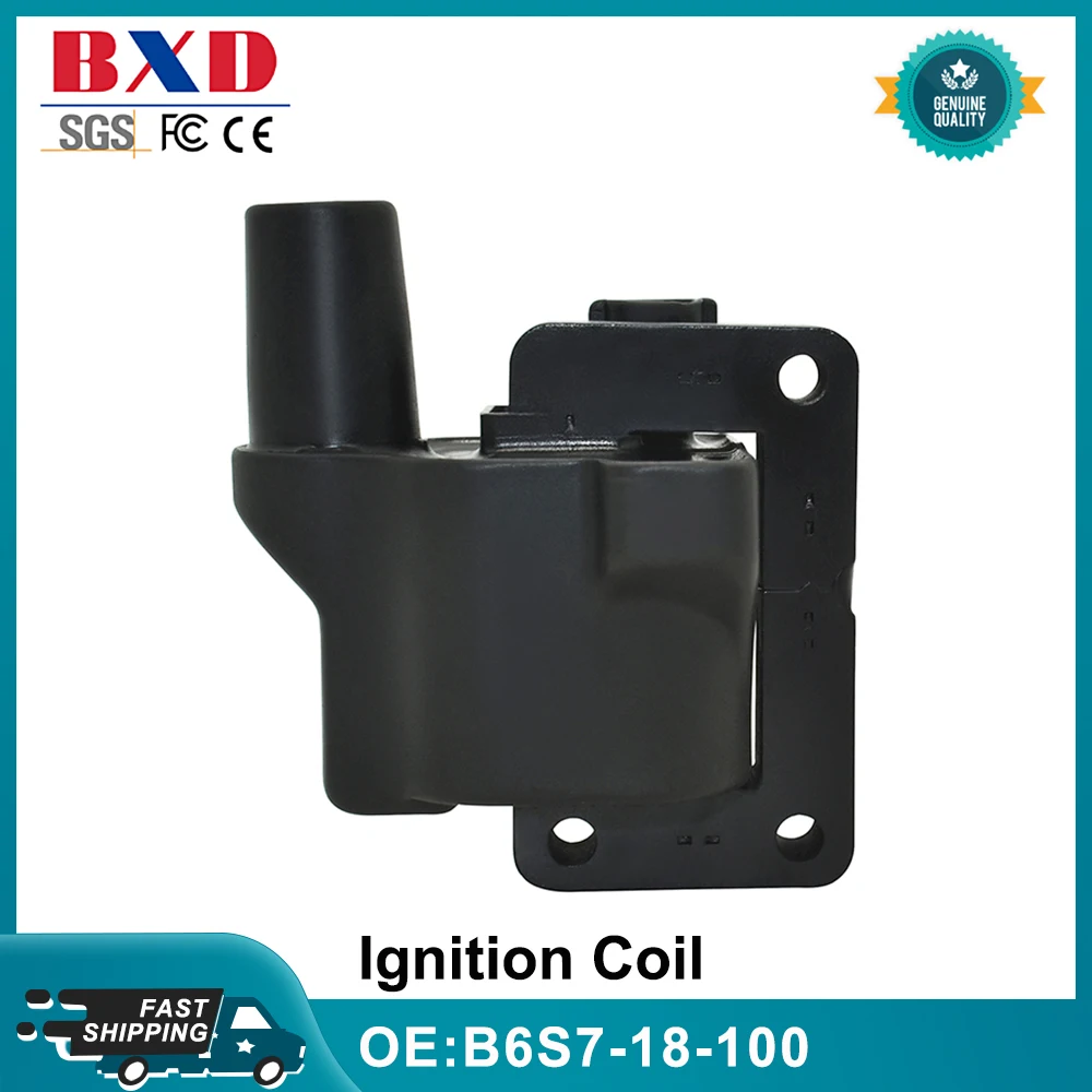 

1/2PCS OEM B6S7-18-100 B6S718100 B6S7 18 100 Ignition Coil For MAZDA 323 FORD ESCORT Auto Parts Car Accessories