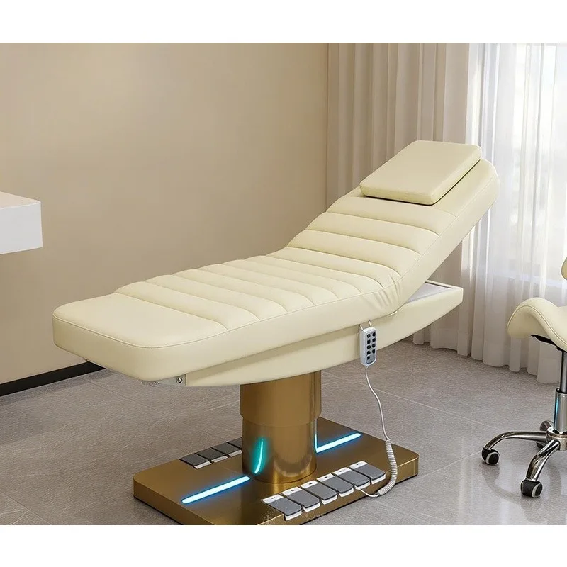 Plump electric beauty bed lifting, sitting and lying down adjustment micro-whole bed beauty tattoo embroidery medical beauty bed