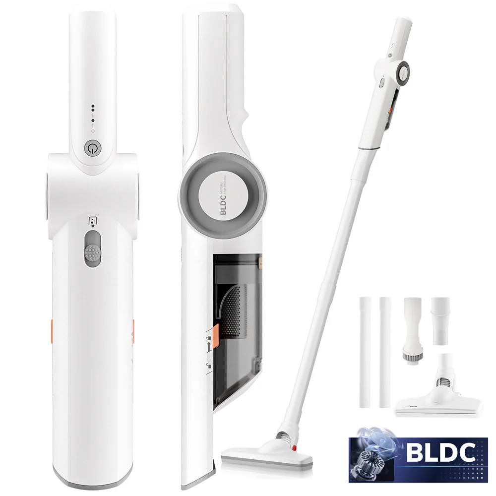 Portable Handheld Vacuum Cleaner, Multi-Function Vacuum Cleaner Suitable for Pet Hair, Household & Car, Lightweight,White