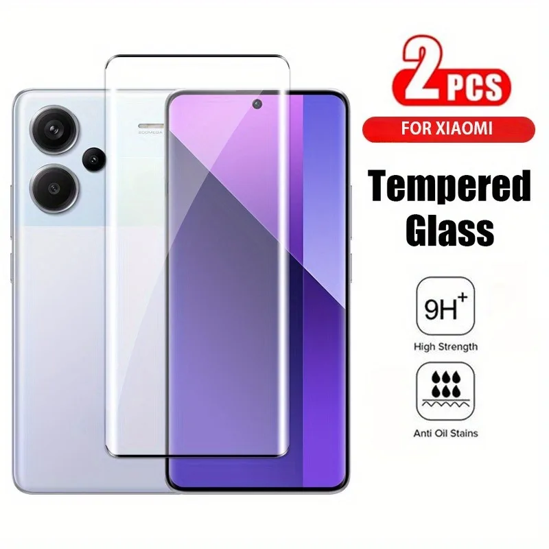 

2Pack High-Definition Tempered Glass Screen Protector for Xiaomi Redmi Note 14 Pro 13 12 11 Pro Plus 14S 12S 11S 10 Pro Max Film