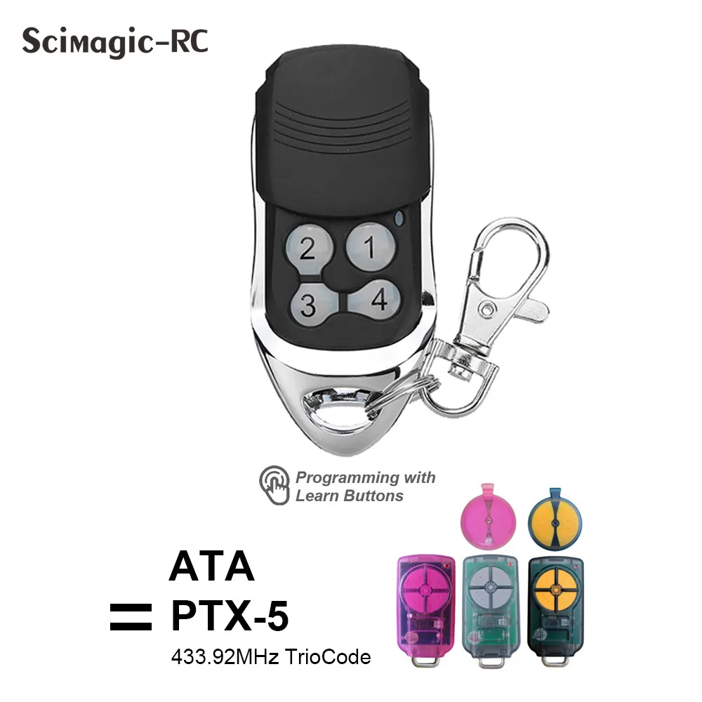 

For ATA PTX5 PTX5v2 PTX5v1 Garage Remote Control Replacement