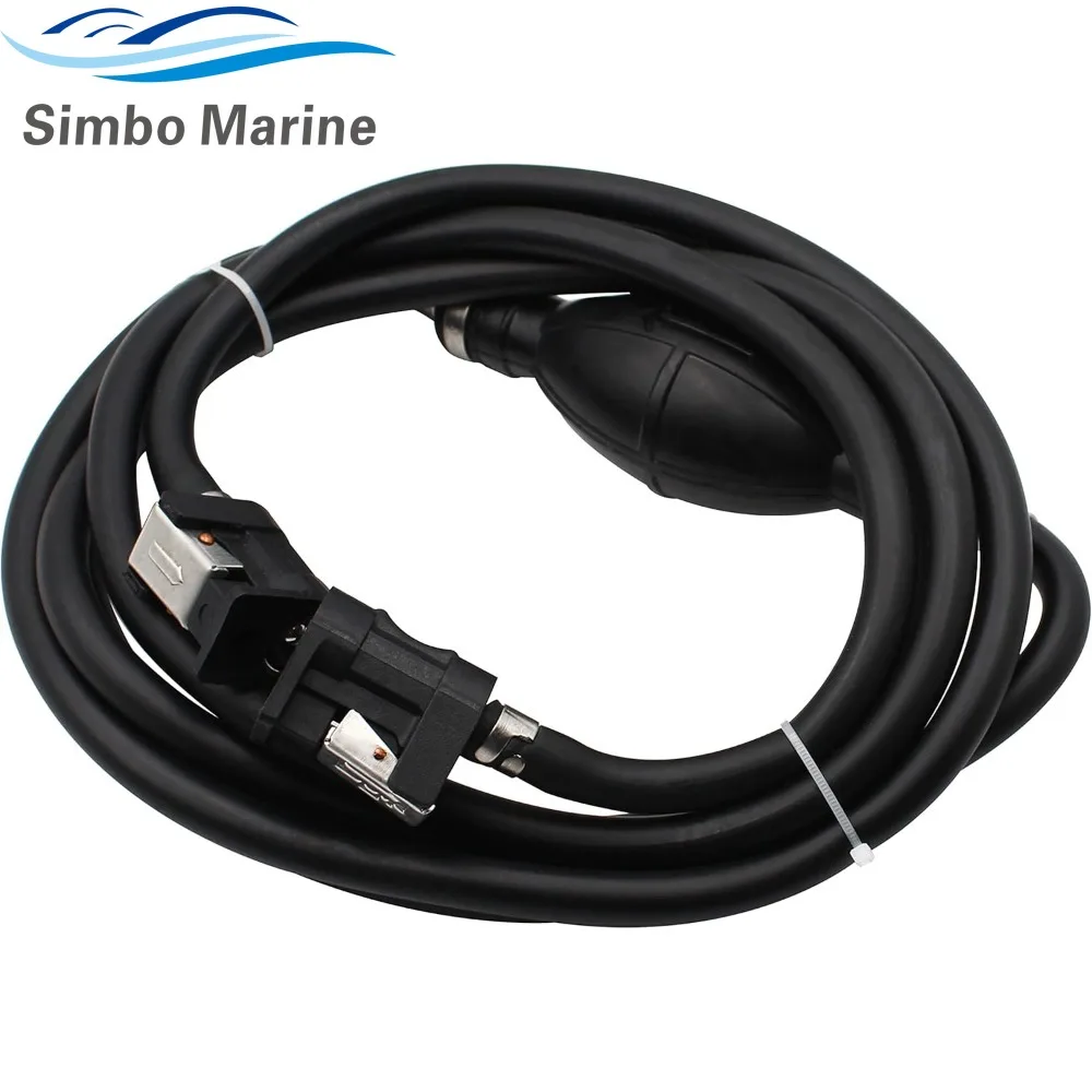 Fuel Line Hose Bulb Connector Kit 5/16" 6mm Fits For Yamaha 2&4 Stroke 24 40 90 200 HP Outboard Engine 6Y1-24306-55 6Y1-24306-00 image 5