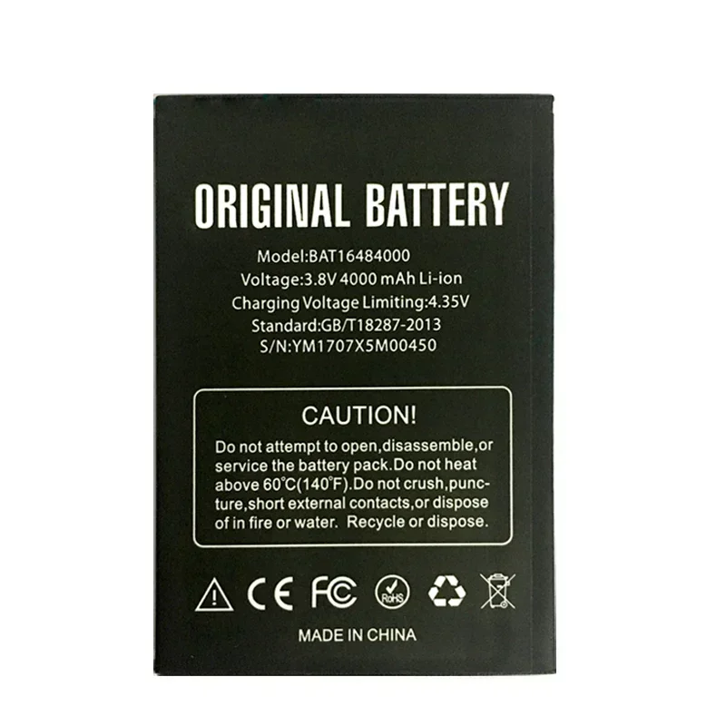 Nuovo BAT 16484000   Batteria da 3,8 V 4000 mAh per batterie DOOGEE X5 MAX x5max Pro Bateria