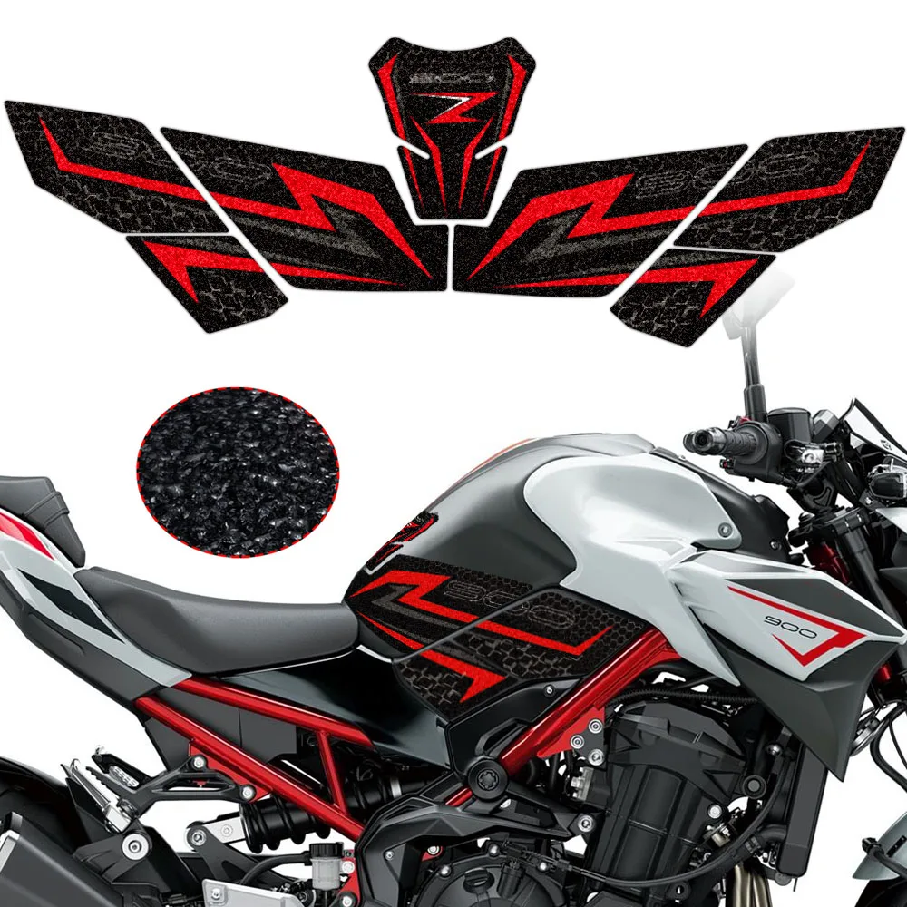 For z900 Z900SE Z 900 2022-2025 se 50th Z 900 Motorcycle Accessories Frosted Sticker Kit Fuel Tank Pad Protector Anti Slip Decal