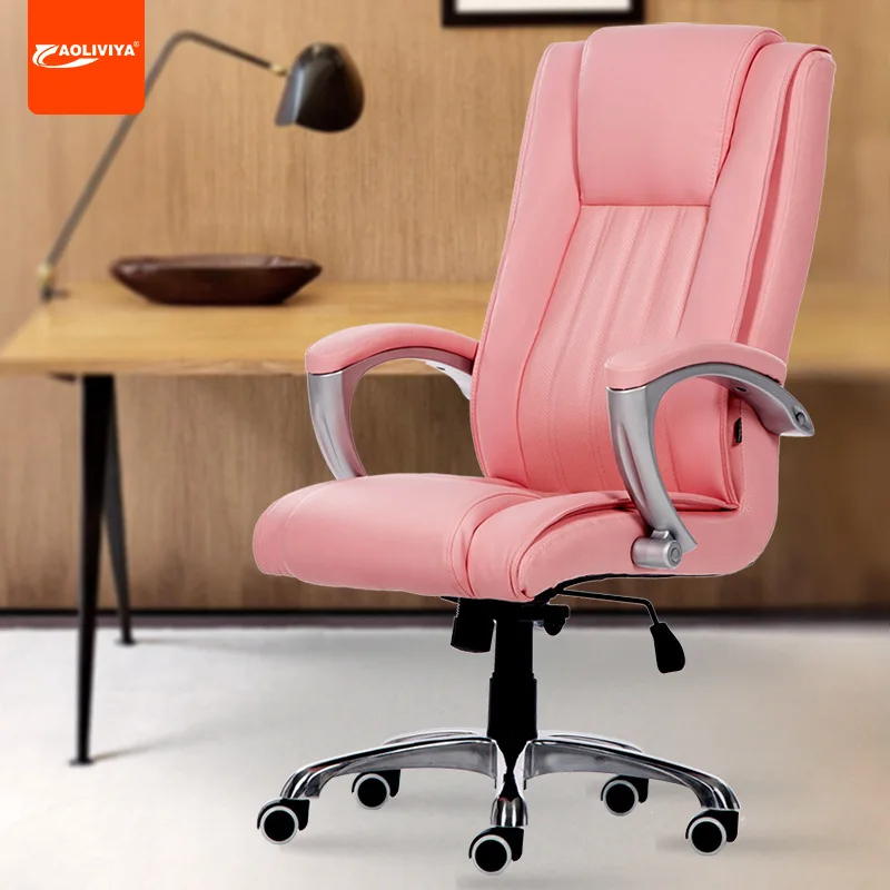 

Aoliviya Computer Chair Home Office Lifting Swivel Chair Ergonomic Executive Leather Chair Executive