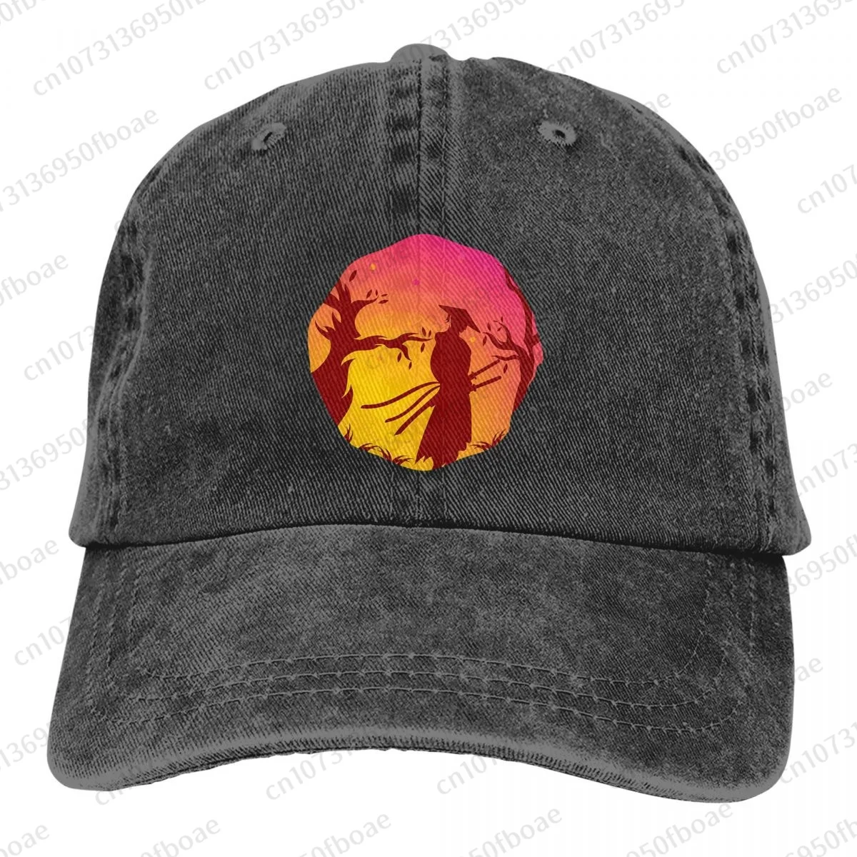 Japanese Martial Fighter Aikido Fashion Unisex Cotton Baseball Cap Outdoor Adult Adjustable Denim Hat