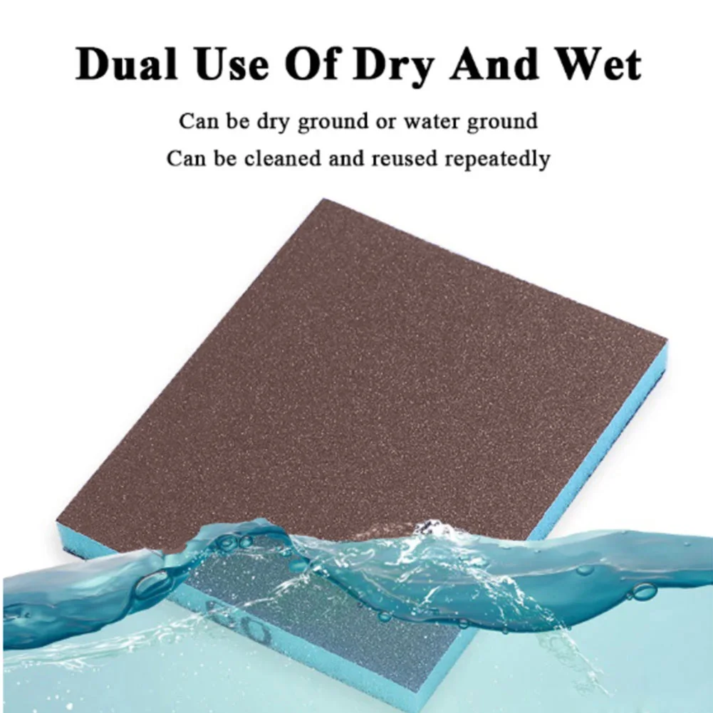 4pcs Sponge Sandpaper Sands For Polishing Grinding Tools Replacement 100#120#180#220# Sponge Pads Power Tools Accessories