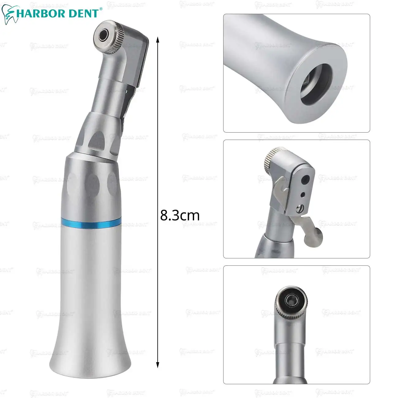 Dental Slow Low Speed Handpiece 22000-27000rpm Stainless Steel Outer Water Spray Latch Chuck Dentist Equipment