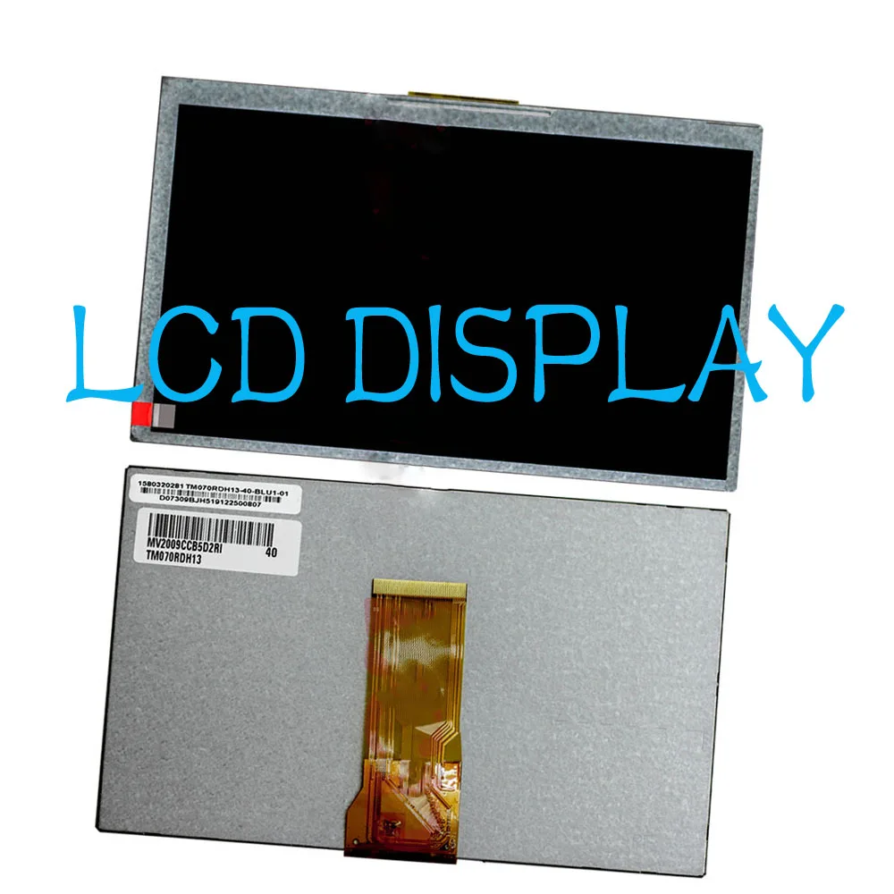 7'' Original LCD Display TM070RDH10 TM070RDH11 TM070RDH13 TM070RDH13-40-BLU1-00 For Car GPS LCD Screen Replacement