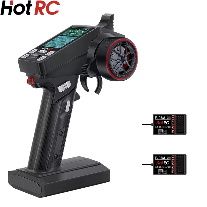 Hotrc Hot RC CT-8A 8-Channel Remote Control 2.4G 8-channel Receiver For Climbing Drift Vehicle RC Car Ship Boat Tank RC Model