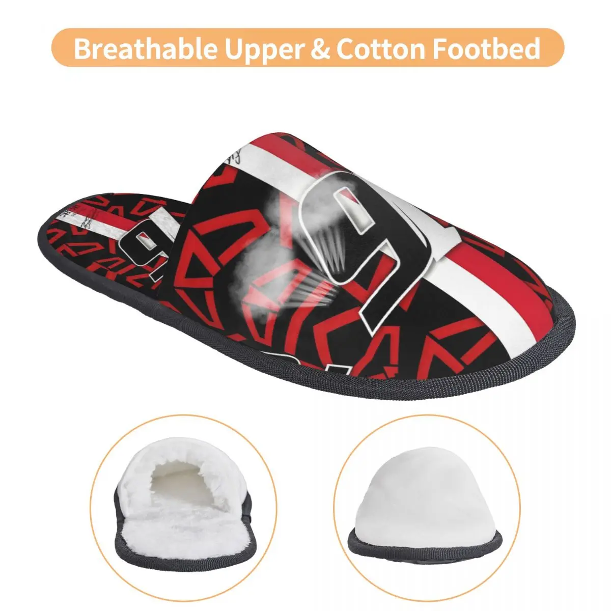 مخصص 16 سباق السيارات المنافسة تشارلز L-Lec-lerc الراحة جرجر رغوة الذاكرة النعال النساء Monegasque سائق سبا أحذية منزلية