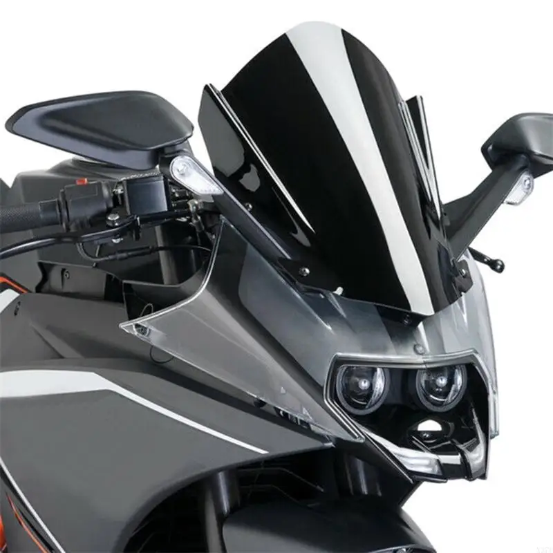 

Motorbike Windscreen Wind Deflector Easy Installation for RC125 RC200 RC250 X37F