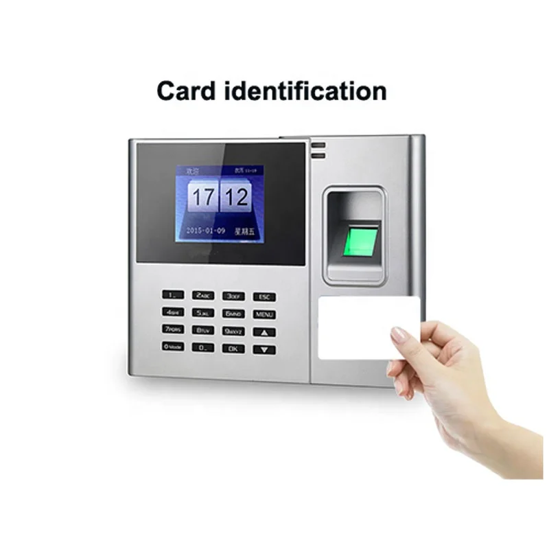 WIFI Clock Pointer Recorder Fingerprint Recognition Biometric Time in Time Out Finger Print Attendance Time Machine N308